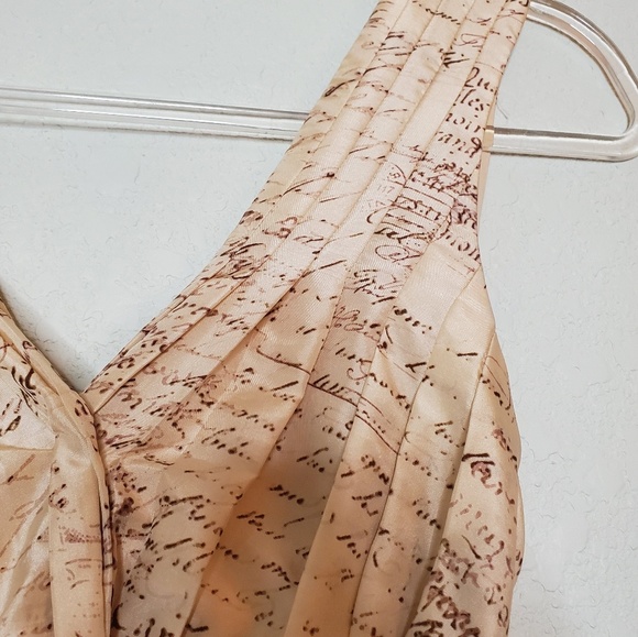 BCBGMAXAZRIA Silk Tie Waist Sleeveless Top - Picture 5 of 7